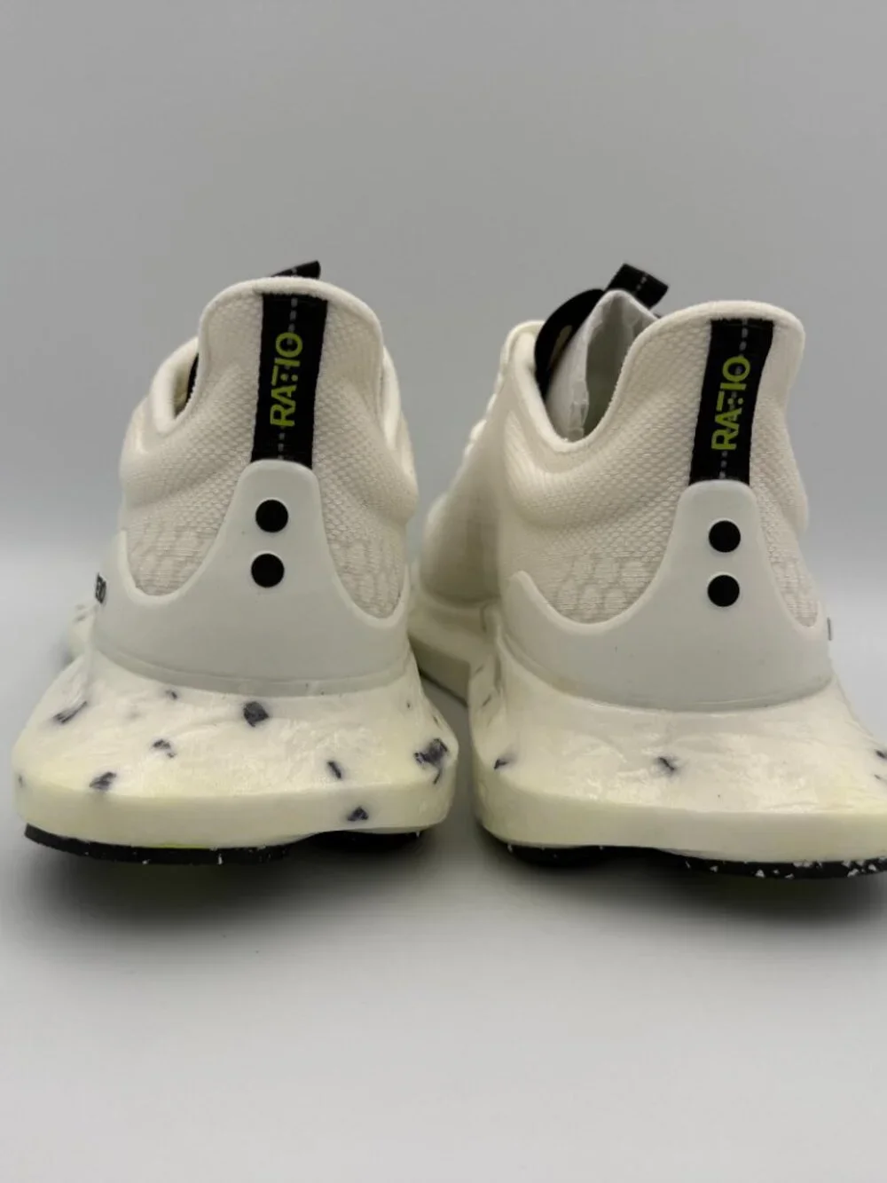 RATIO Camino:01 Womens Running Shoes Purity White Acid Lime Size 7